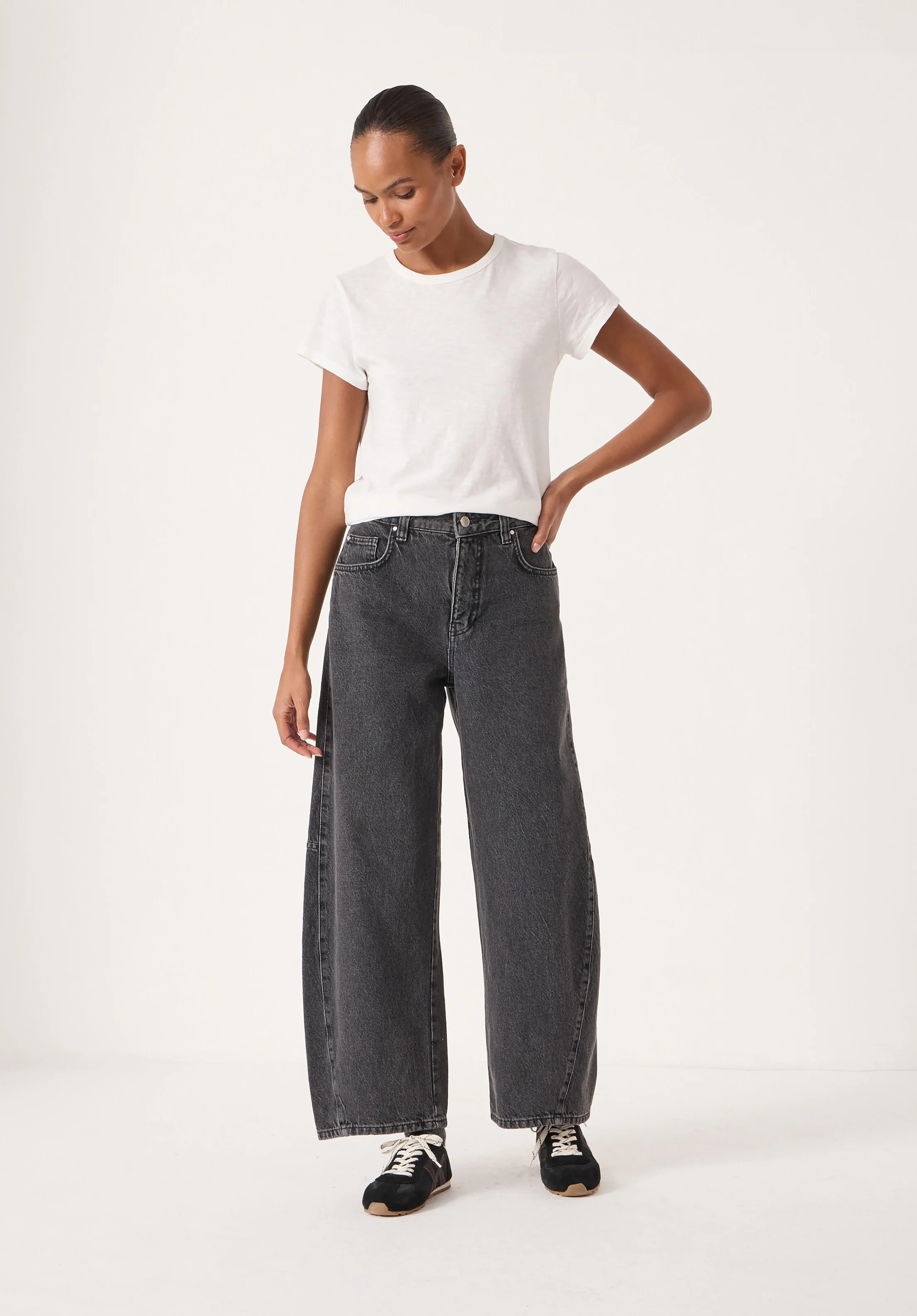 Bree Horseshoe Barrel Leg Jeans | Hush UK