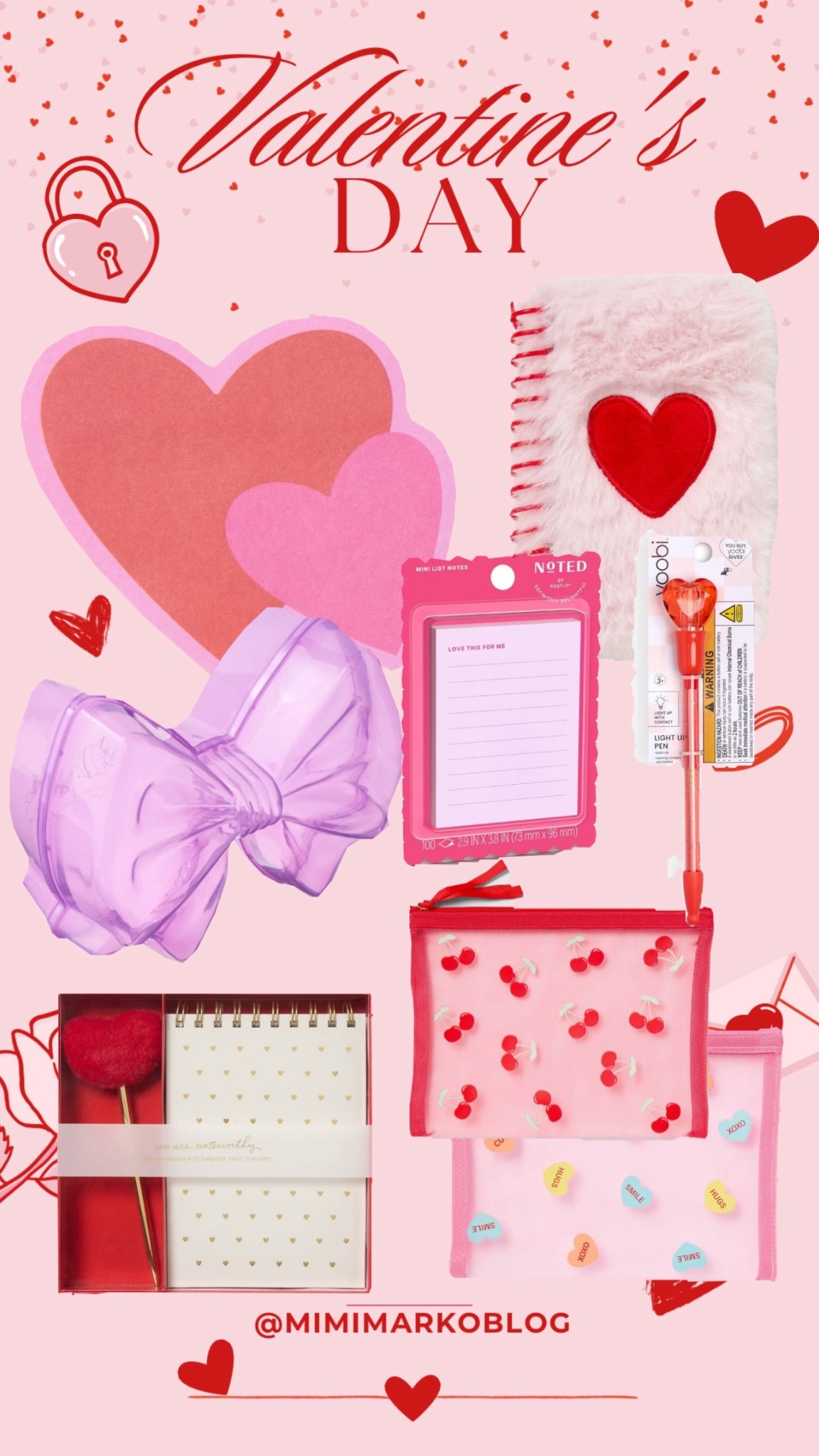 Stationary and things 🩷❤️ 

#LTKFindsUnder100 #LTKSeasonal #LTKHome