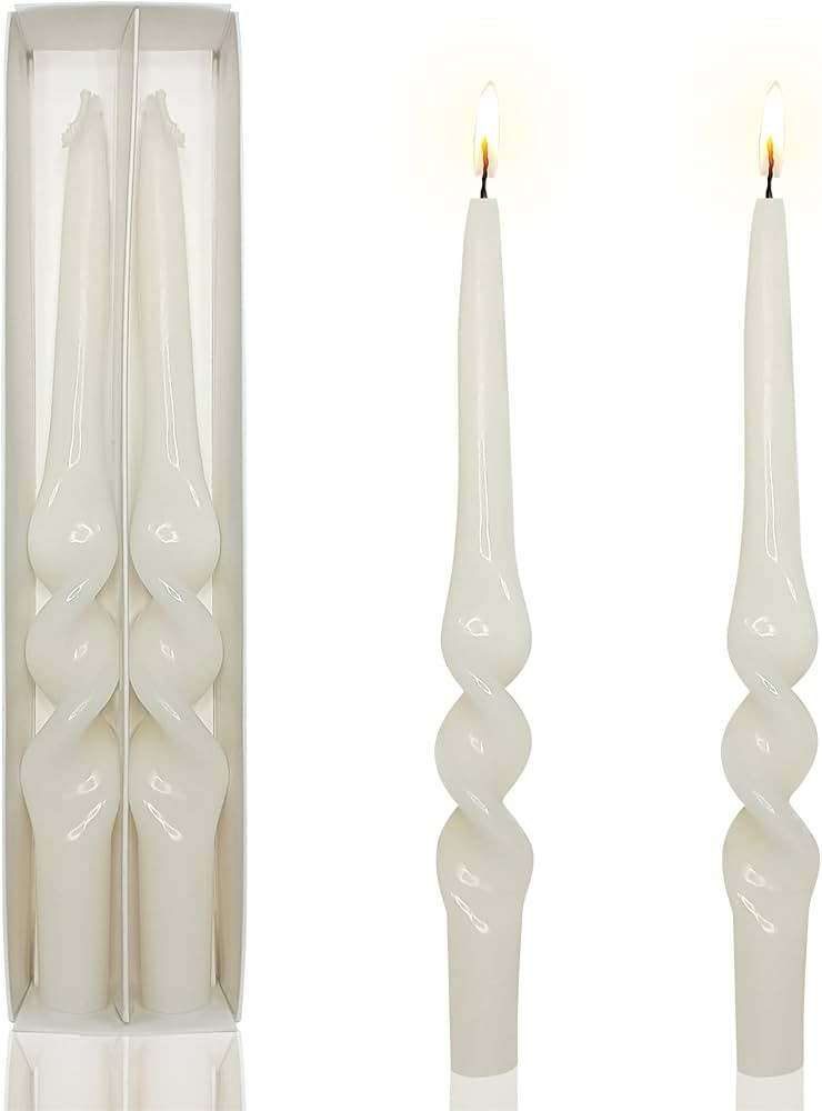Handmade Candle Sticks Spiral Candles - Gedengni 10 Inch Twisted Taper Candle for Home Dinner Wed... | Amazon (US)