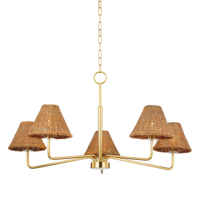 Buldir 5 - Light IRON Dimmable Classic / Traditional Chandelier | Wayfair North America