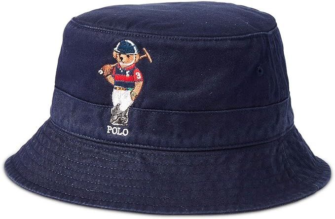 Polo Ralph Lauren Men`s Polo Bear Chino Bucket Hat | Amazon (US)