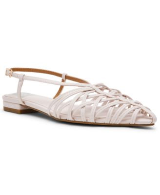 Dv Dolce Vita Women's Cisky Strappy Slingback Flats - Dark Brown | Macy's