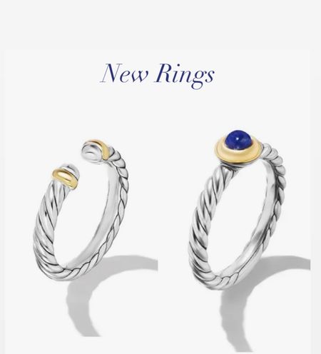 Beautiful new David Yurman rings, new jewelry, Mother’s Day gifts

#LTKGiftGuide #LTKstyletip #LTKSeasonal