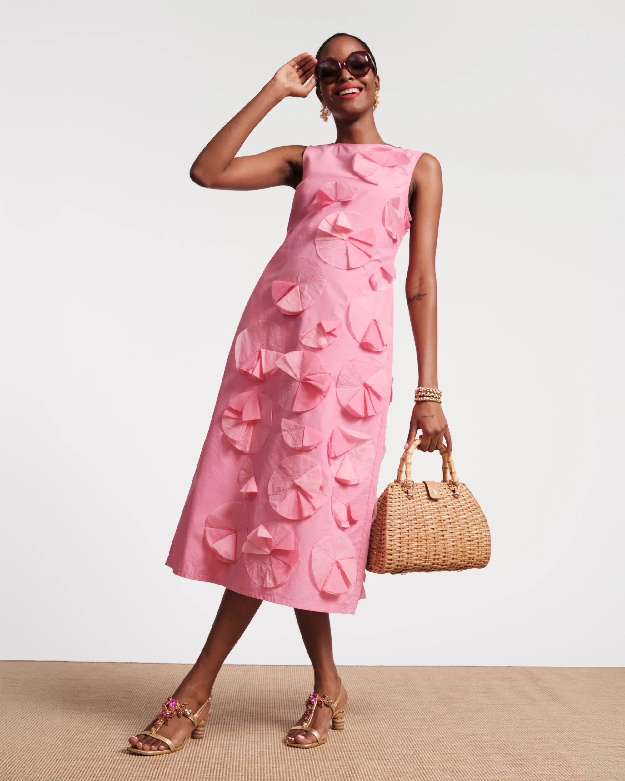 Origami Dress - Pink | Frances Valentine