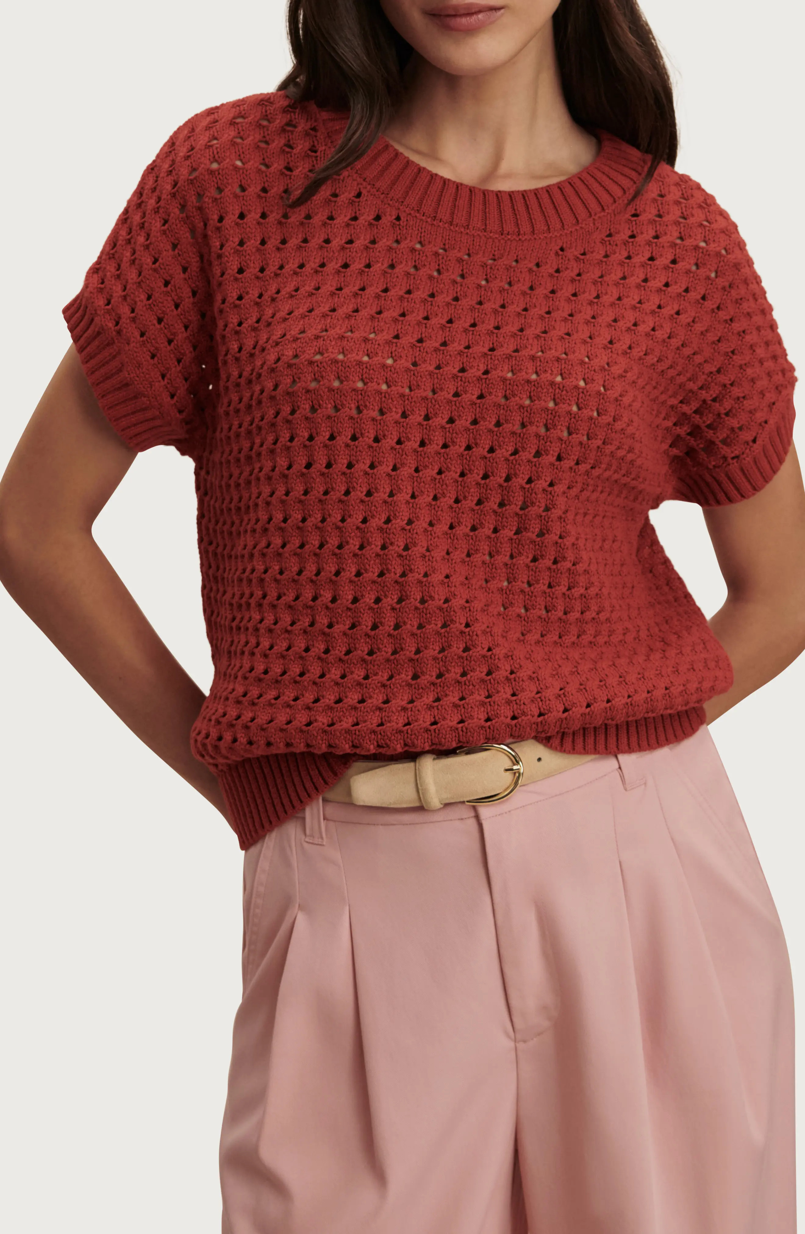 Varley Denny Pointelle Knit Top (Women) | Nordstrom | Nordstrom