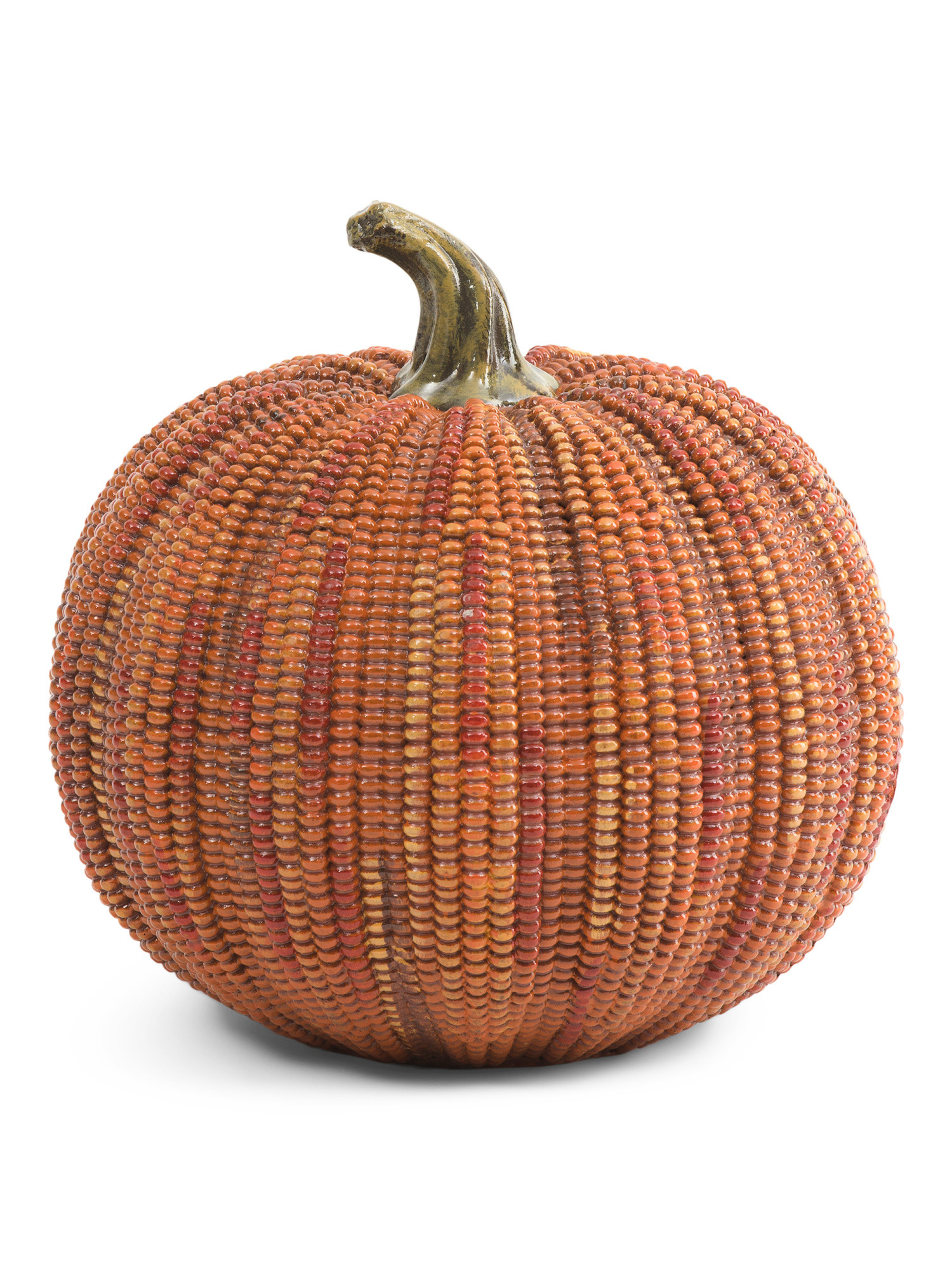 8in Corn Textured Pumpkin | TJ Maxx