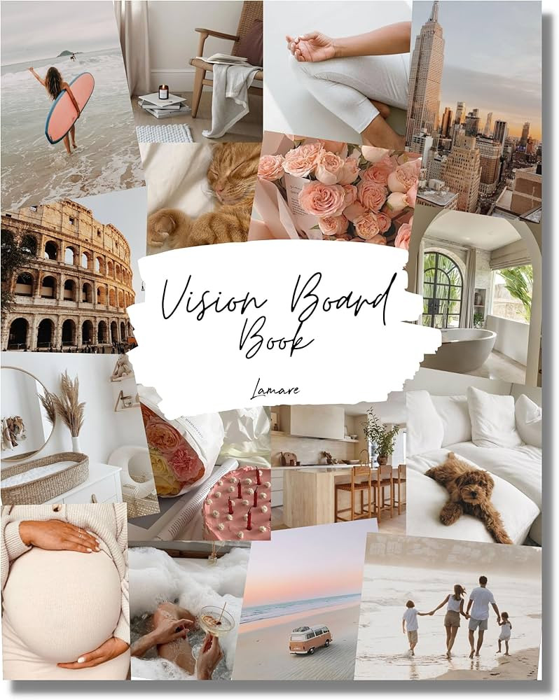 Lamare Vision Board Book - 800+ New and Improved Vision Board Pictures and Quotes for Vision Boar... | Amazon (US)
