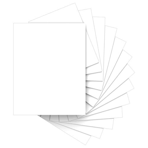 40 Sheets White Cardstock Paper 8.5 x 11, Cardstock Printer Paper 8 1/2x11 | Amazon (US)