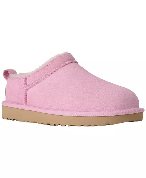 UGG Women's Classic Micro Pull Tab Round Toe Booties - Macy's | Macy's