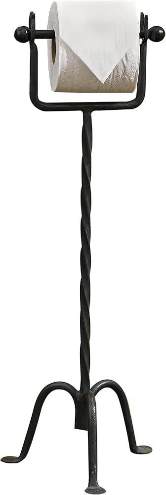 Park Designs Black Standing Toilet Tissue Holder 23" H | Amazon (US)