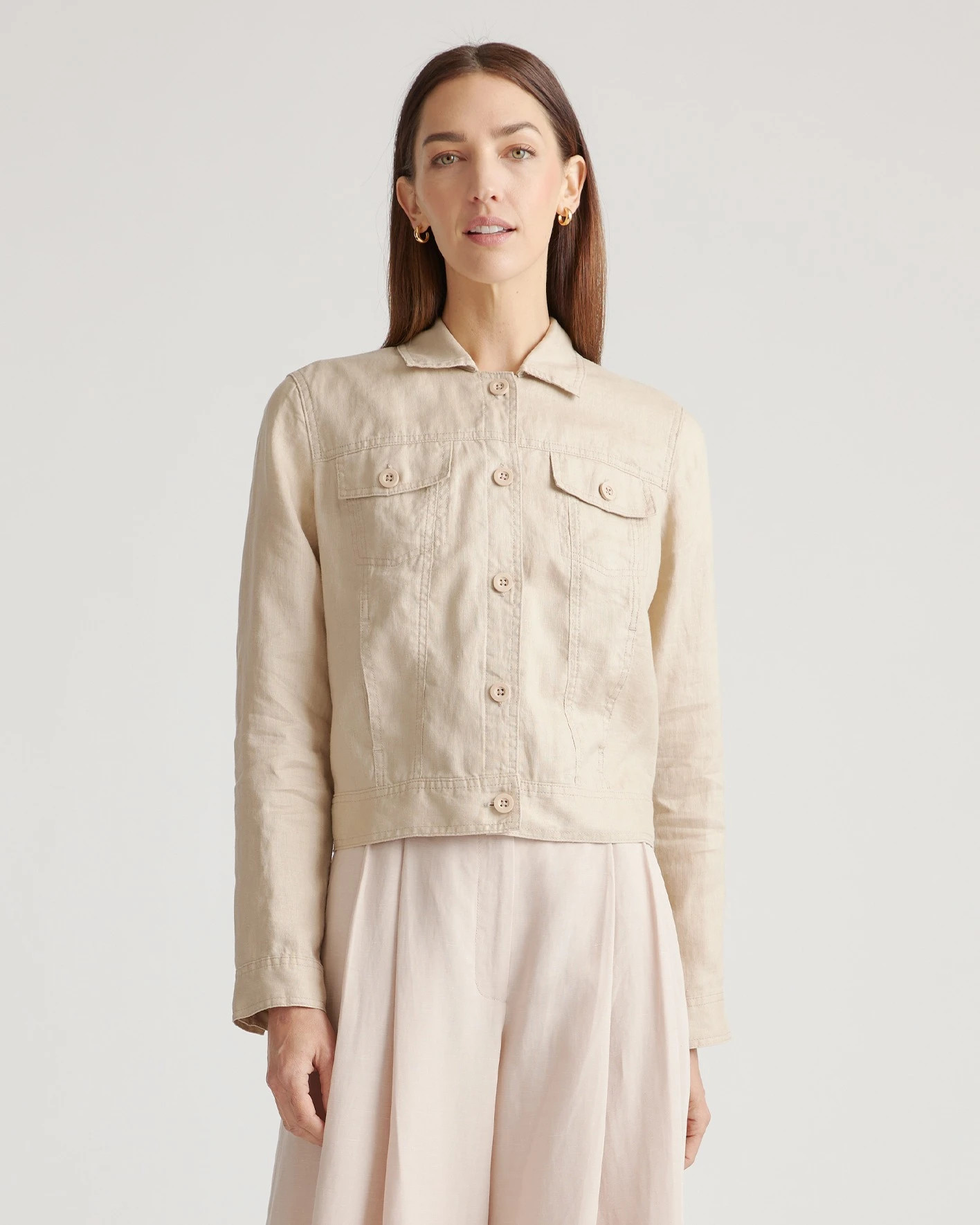 100% European Linen Jacket | Quince