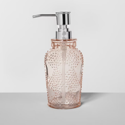 Glass Soap/Lotion Dispenser Blush - Opalhouse™ | Target