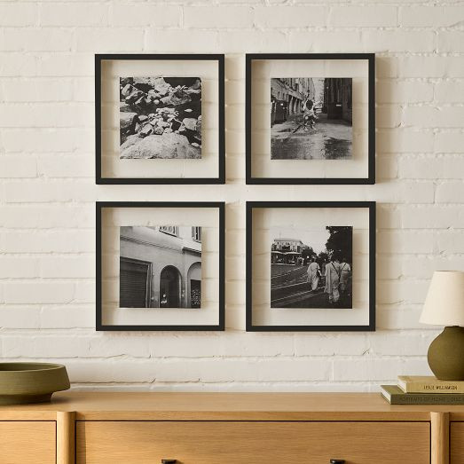 Floating Wood Gallery Frames | West Elm (US)