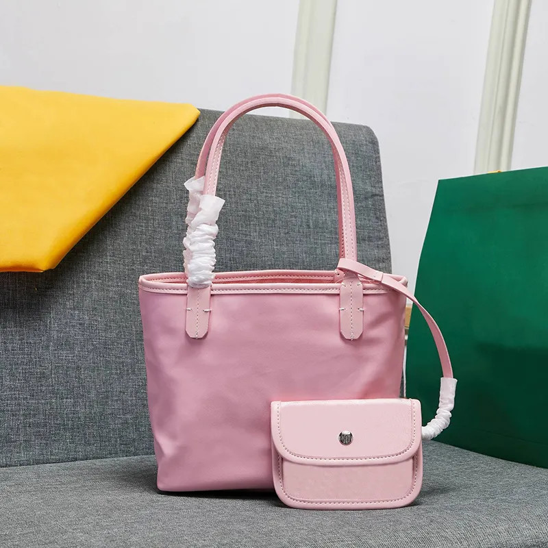 Women Shopping Bag Small Beach Bags Fashion Genuine Leather Trim And Handle Mini Reversible Totes... | DHGate