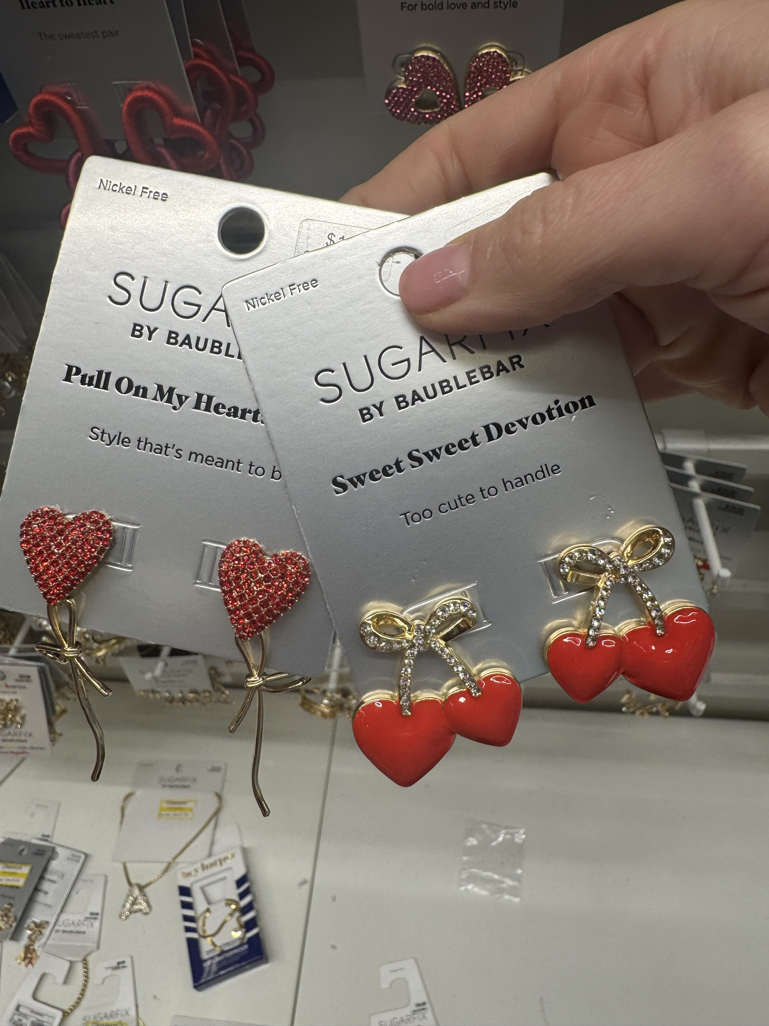 Cute Valentine’s Day earrings !