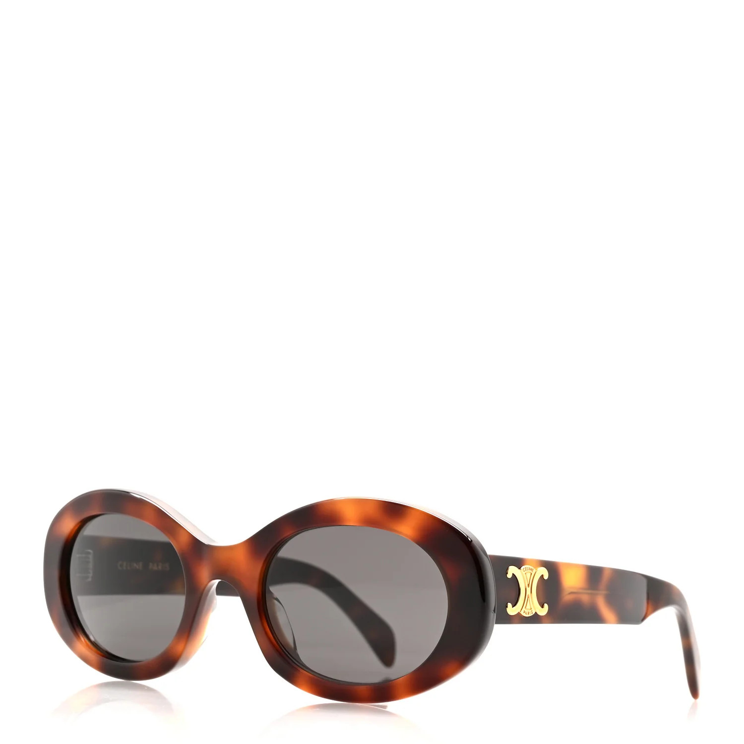 Acetate Triomphe 01 Sunglasses CL 40194U Tortoise | FASHIONPHILE (US)