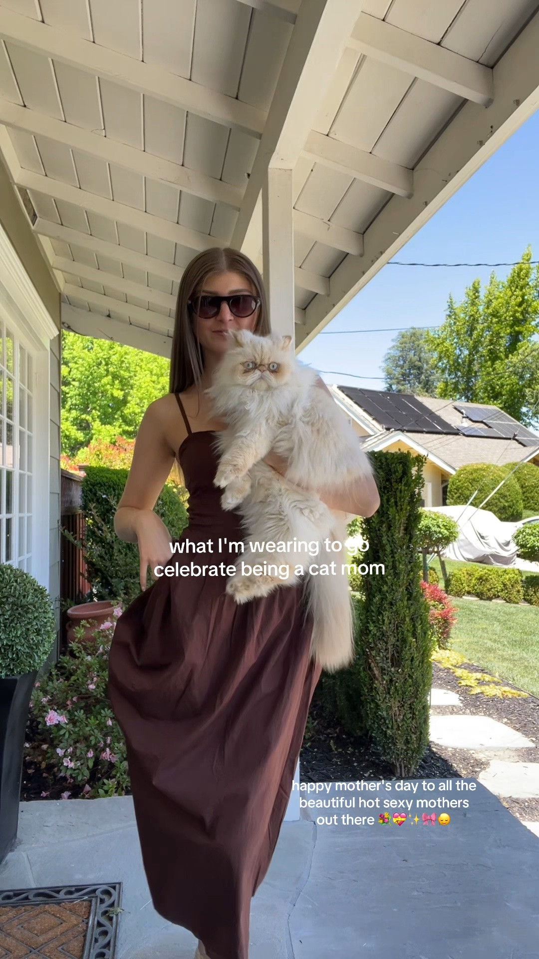 Wearing a size XS in my dress 🤎
(Linking similar below)

#Mothersdaydress #mothersdayootd #browndress #chruchoutfit #catmom #persiancat #mothersdayfitcheck

#LTKmomlife #LTKootd #LTKSeasonal