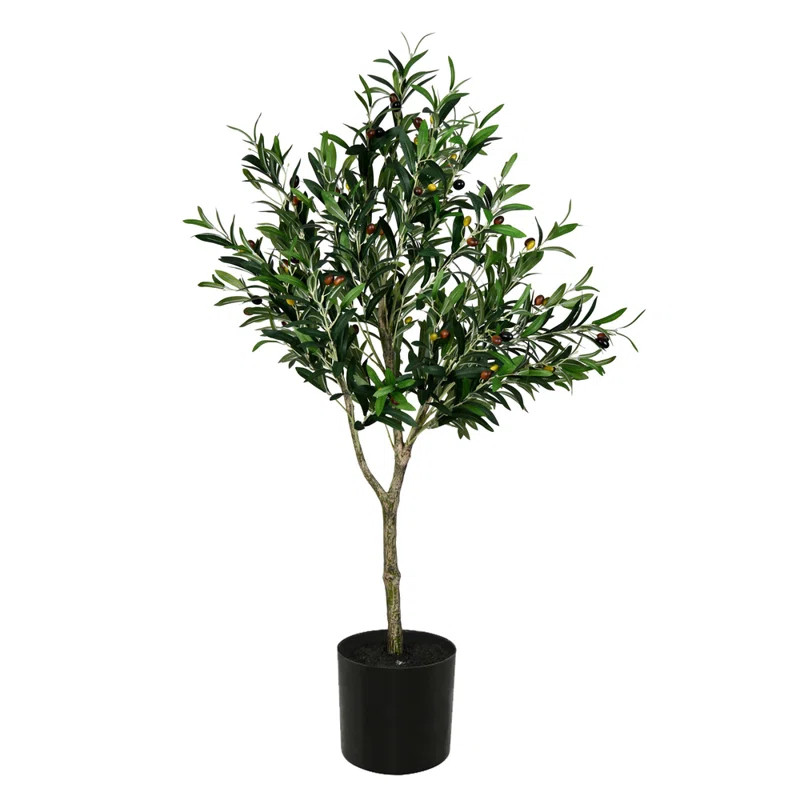 Faux Olive Tree Tree in Pot | Wayfair North America