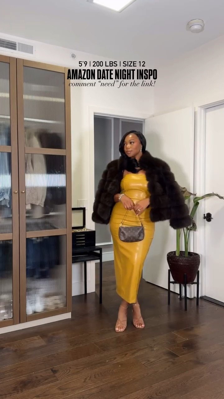 perfect date night out look! I am 5'9 200 lbs wearing. a size large dress, XL in the jacket, M/L in the undergarments!

#LTKMidsize #LTKFindsUnder100 #LTKStyleTip