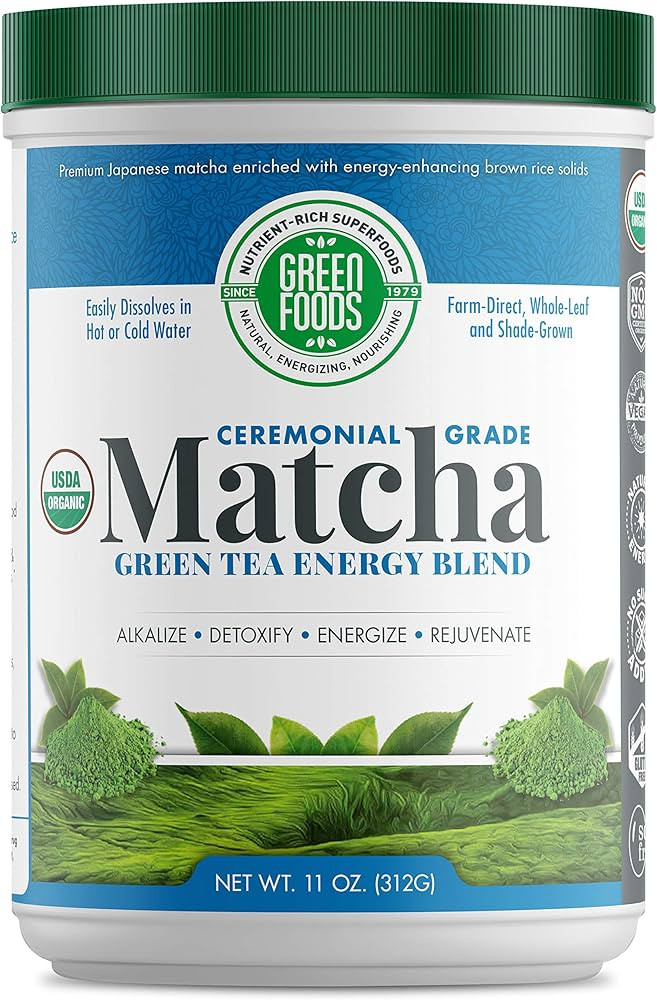 Green Foods Organic Matcha, 11oz | Amazon (US)