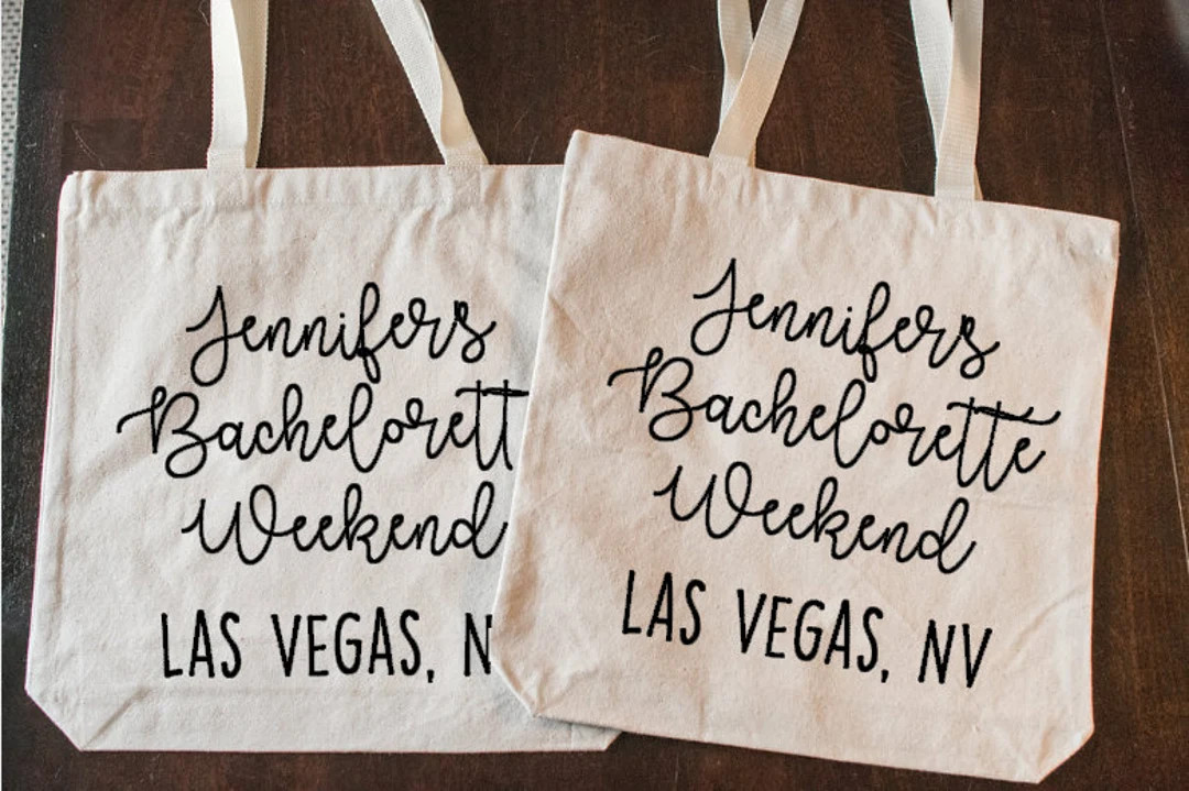 Bachelorette Tote Bag - Personalized Tote Bag - Maid of Honor Bag - Bridesmaid Bag - Flower Girl ... | Etsy (US)