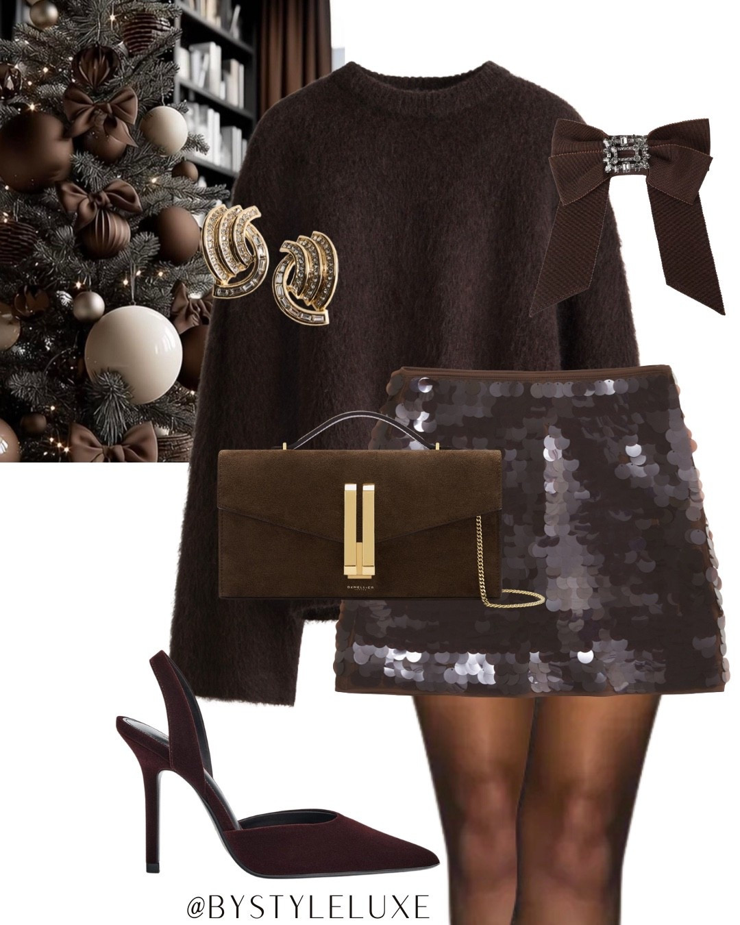 CHRISTMAS PARTY - gorgeous brown sequin party look 

#partywear #sequinskirt #hm

#LTKwinter #LTKfestive #LTKstyletip
