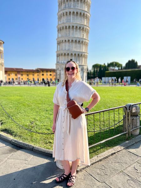 Leaning Tower of Pisa! Europe cruise, Mediterranean cruise, vacation outfits, what to wear in Europe, European summer, women’s Mediterranean cruise outfit, women’s fashion, women’s summer dress, women’s vacation outfit, Europe essentials

#LTKtravel #LTKeurope #LTKover40