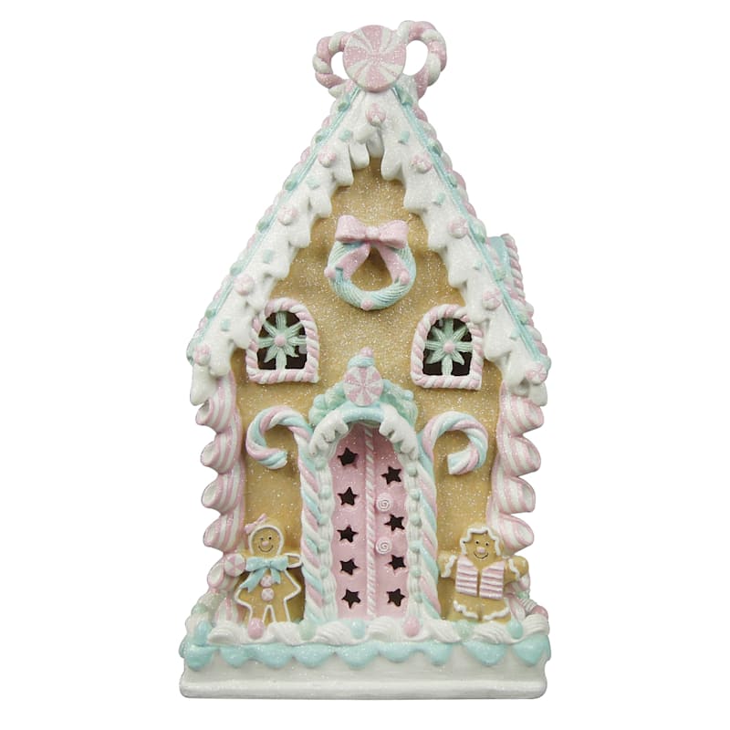 Mrs. Claus' Bakery LED Gingerbread House, 14.5" | At Home