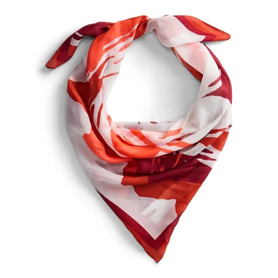 Time and Tru Women's Tropical Print Scarf | Walmart (US)