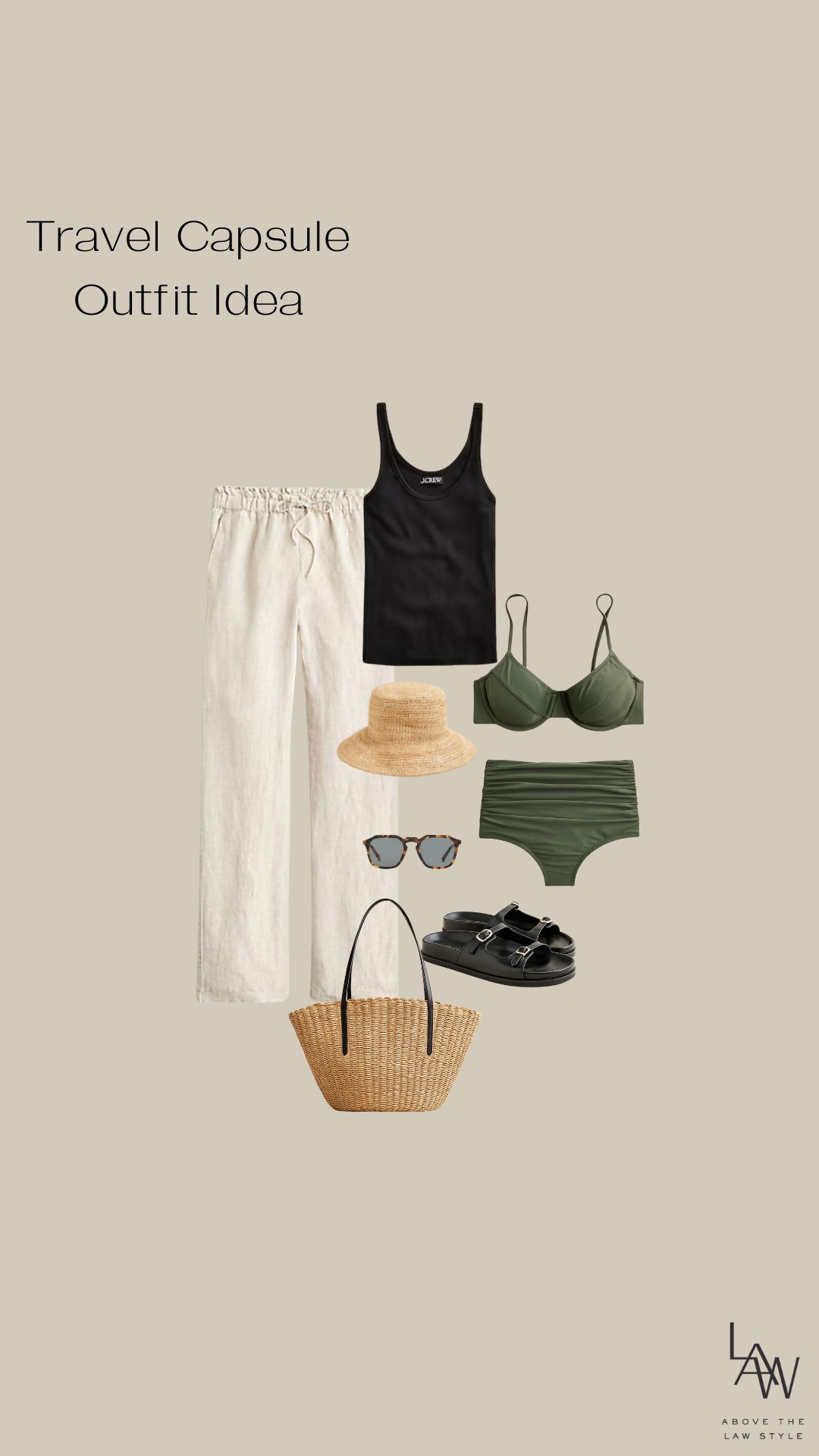 Travel Capsule Outfit Idea

#LTKTravel #LTKSwim #LTKFindsUnder100
