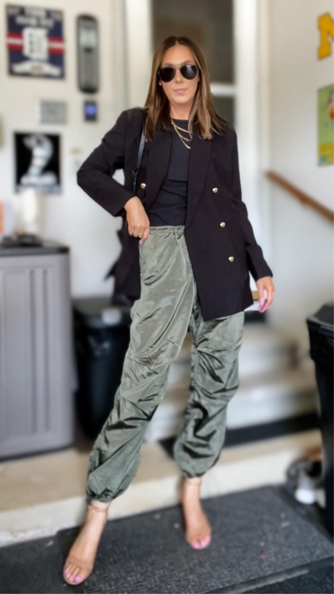 Interview Day - Med in pants and tee. 6/M in Blazer (runs large)

#weartowork #officeoutfit #workwear

#LTKstyletip