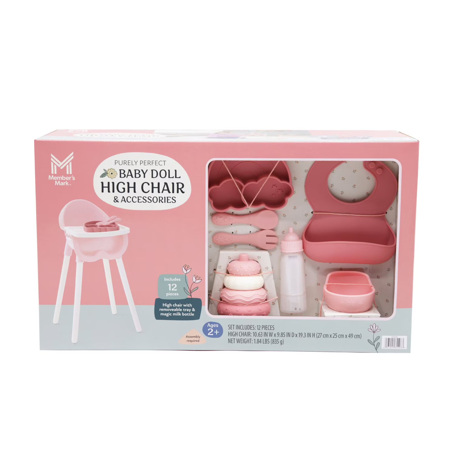 Member's Mark Baby Doll MealTime Set with Accessories | Sam's Club