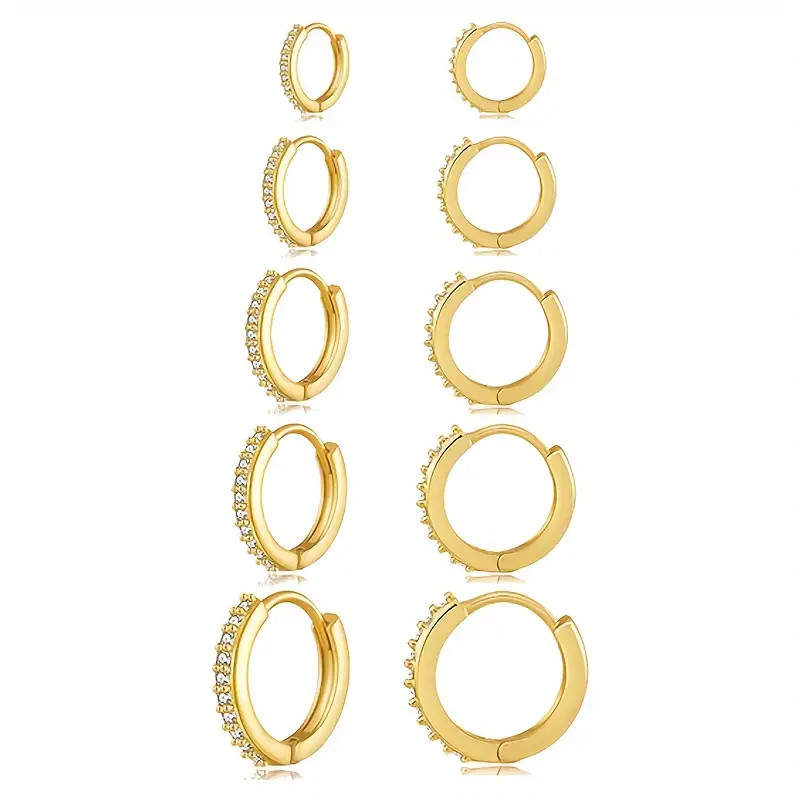 925 Sterling Silver Hoop Earrings Small Silver Hoop Earrings - Temu | Temu Affiliate Program