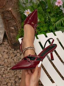 New Spring Summer Wear Pointed Toe Versatile High Heeled Sandals | SHEIN