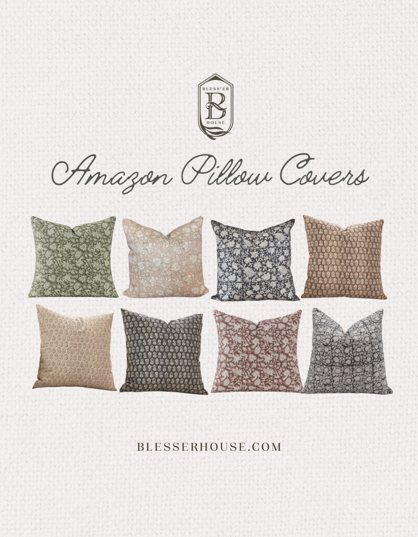 Amazon pillow covers

Block print, floral pattern, vintage style, floral print, fall decor 

#LTKSeasonal