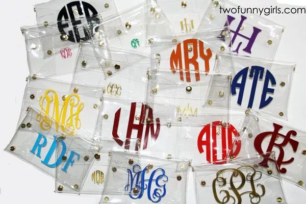 Home / Clothing & Accessories / Purses & Clutches / Personalized Sporting Event Clear Cross... | Two Funny Girls