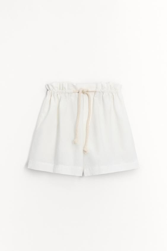 LINEN BERMUDA SHORTS ZW COLLECTION | Zara US