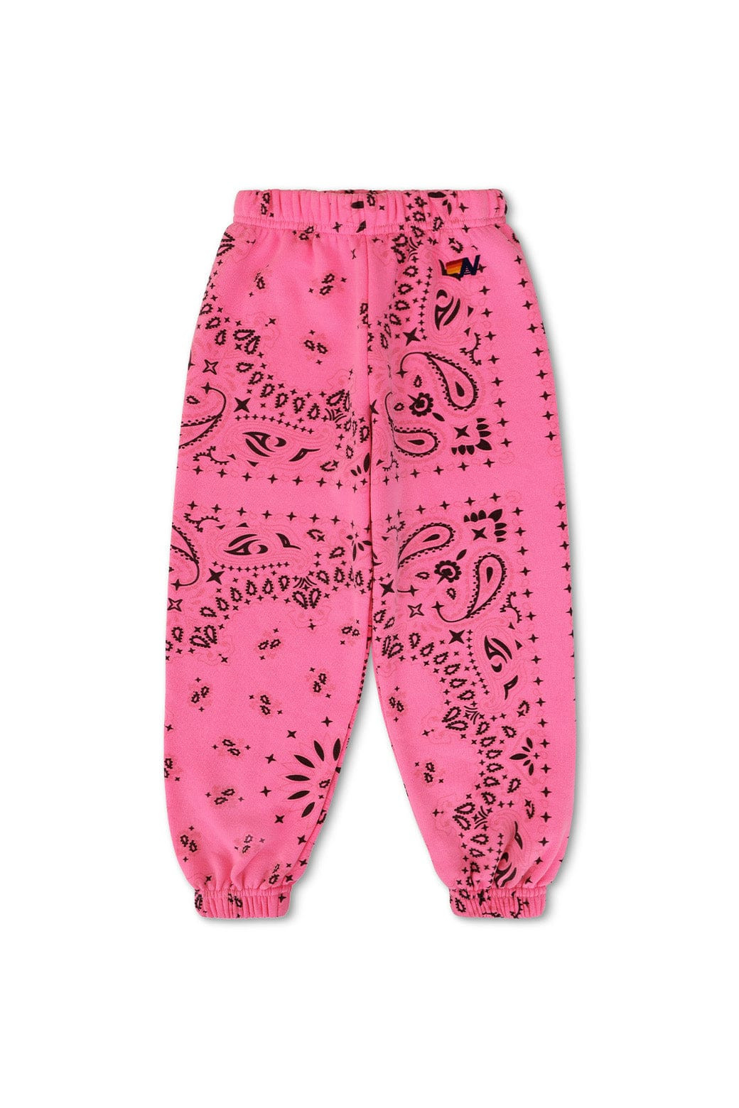 KID'S BANDANA SWEATPANTS - NEON PINK | Aviator Nation