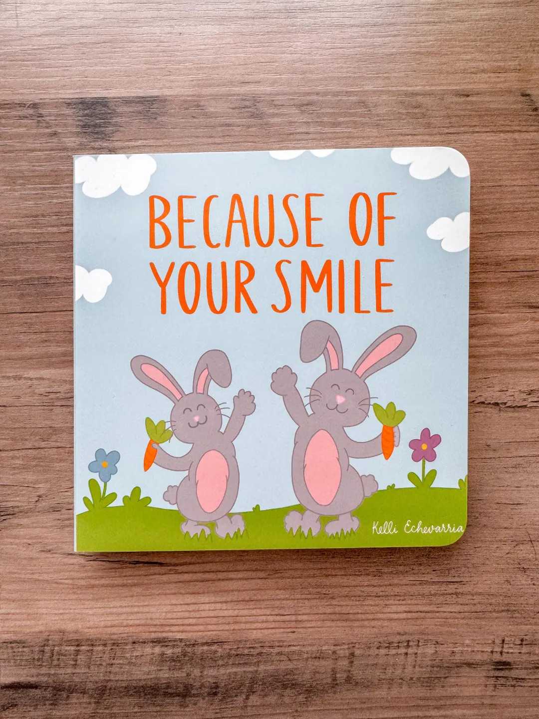 Because of Your Smile Easter Board Book – Toddler Spring Story, Bunny Theme | Etsy (US)