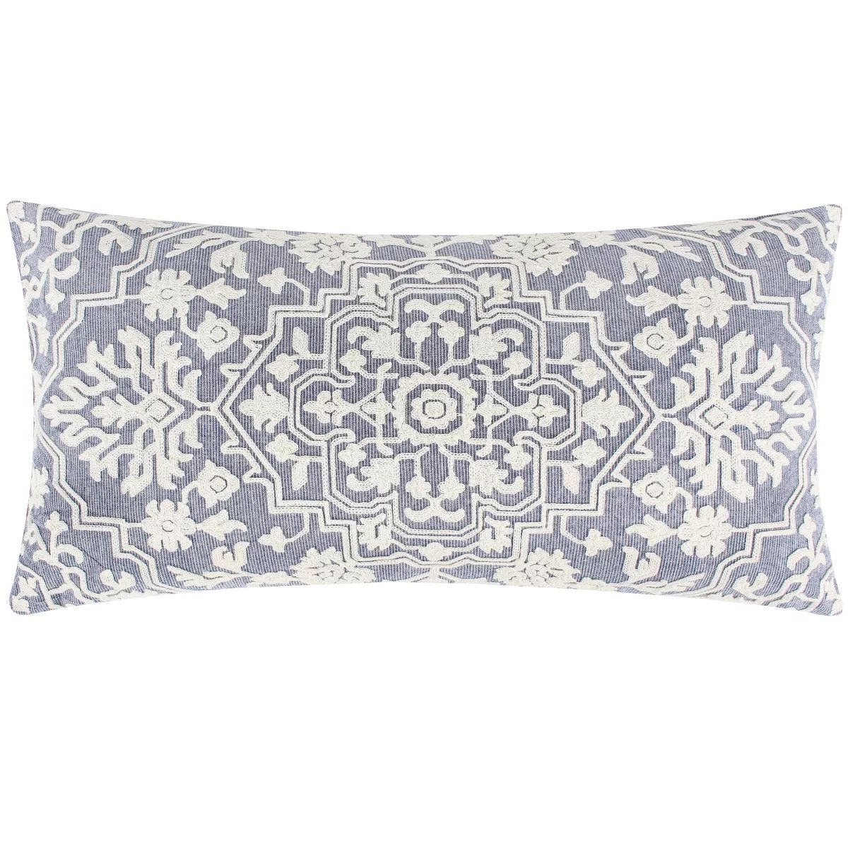 Emel Grey Embroidered Pillow - Levtex Home | Target