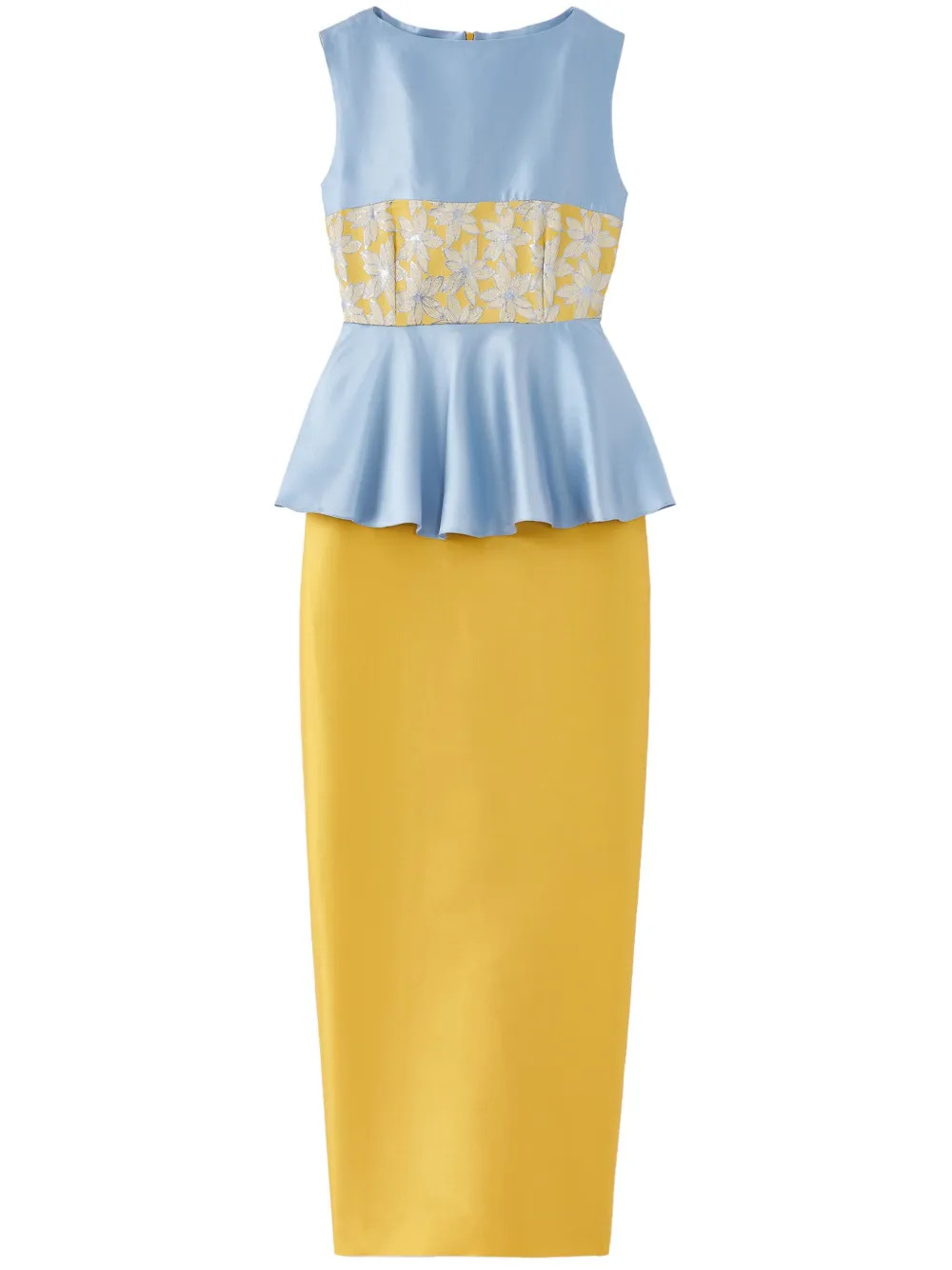 Cy peplum-waist midi dress | Farfetch Global