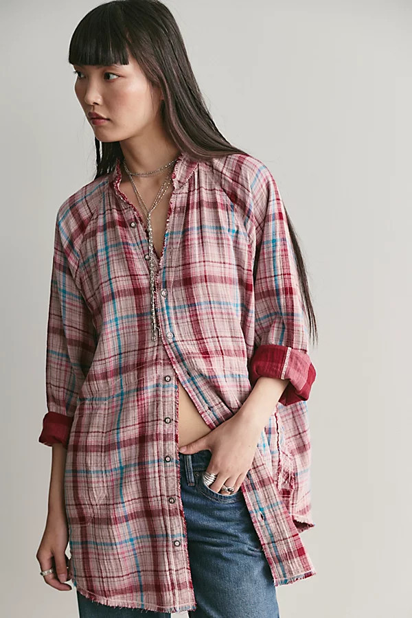 We The Free Summer Daydream Plaid Tunic | Free People (Global - UK&FR Excluded)