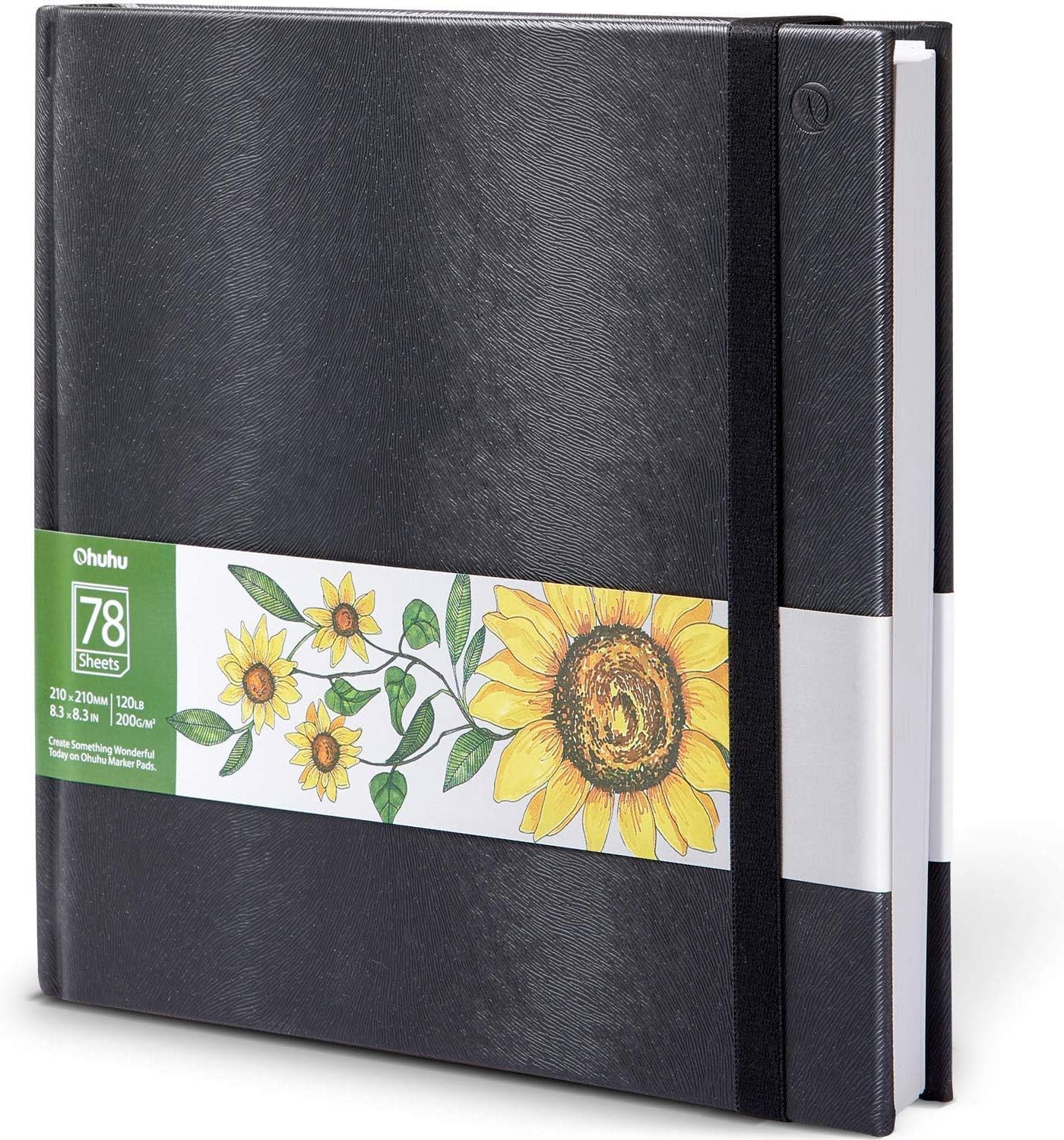 Ohuhu Sketchbook Marker Paper Pad: 8.3"x8.3" Square Art Sketch Book Drawing Papers 78 Sheets/156 ... | Amazon (US)
