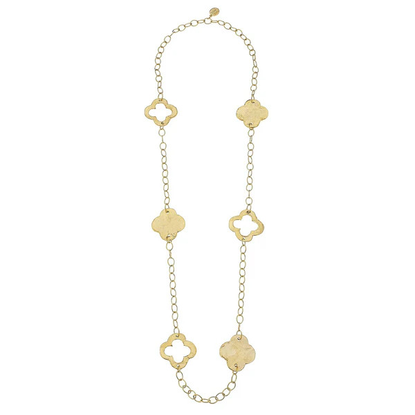 Long Clover Chain Necklace | Susan Shaw