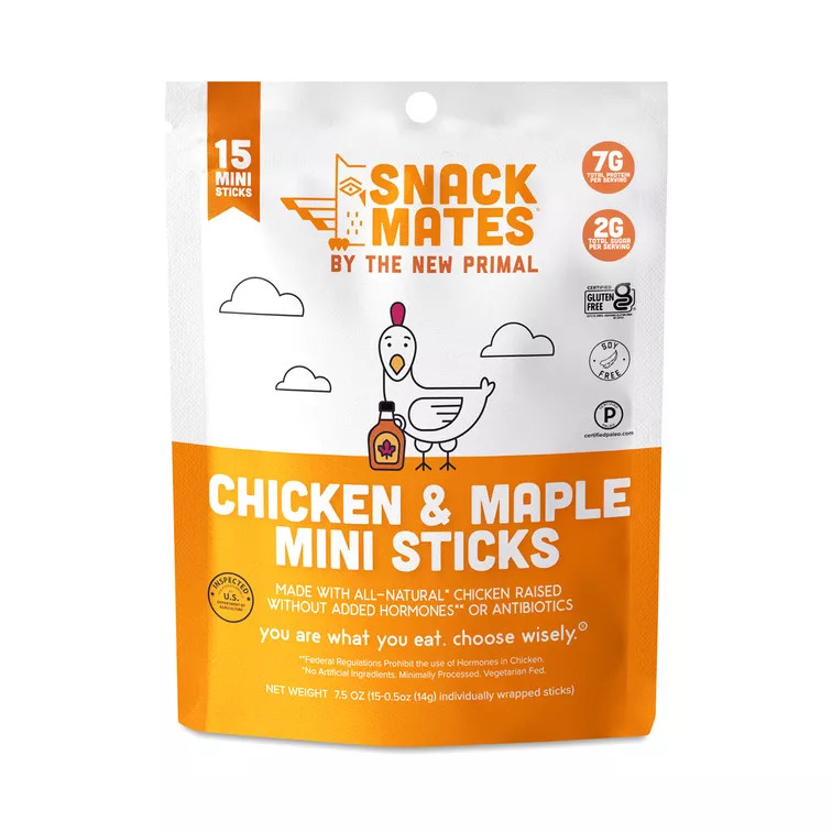 Snack Mates Sticks, Chicken & Maple, Value Pack | Thrive Market