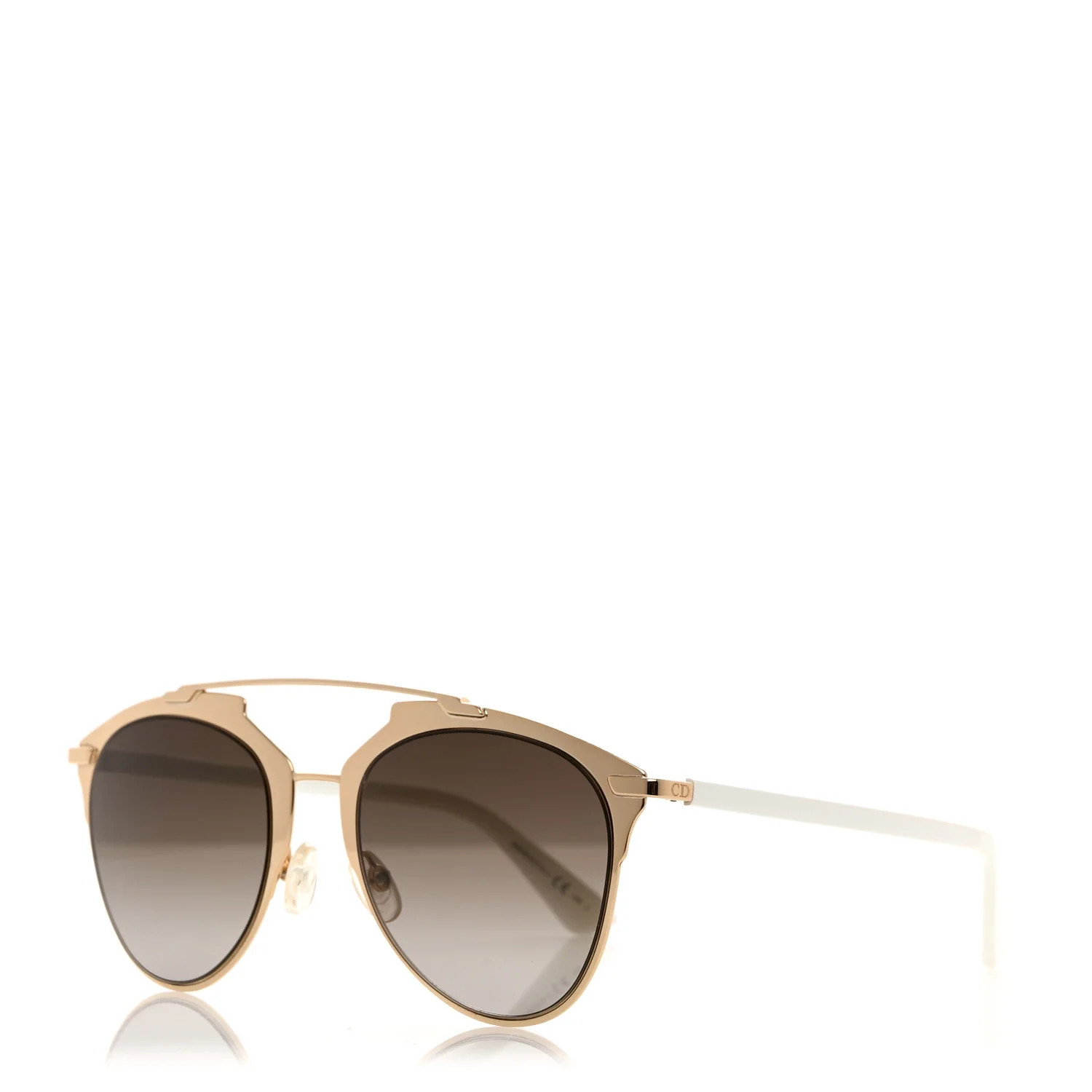 Reflected Sunglasses White | FASHIONPHILE (US)