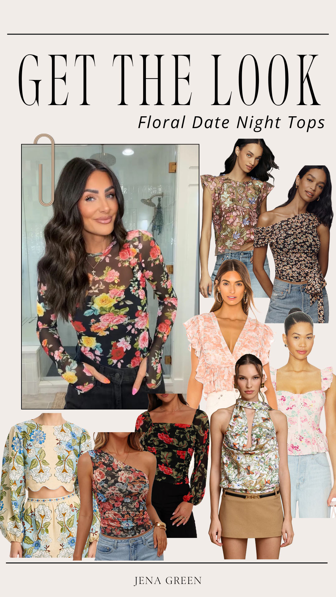 Get the Look - Floral Date Night Tops | Floral Tops | Date Night Outfits 

 #LTKootd #LTKSeasonal