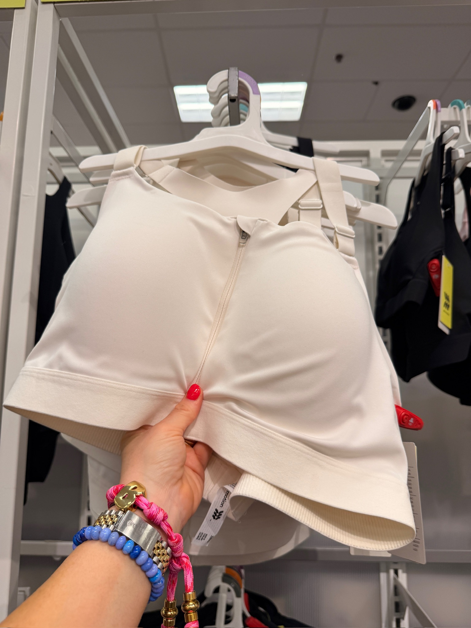 The BEST front zip bra from Target! 

 #LTKgrwm #LTKootd #LTKSeasonal