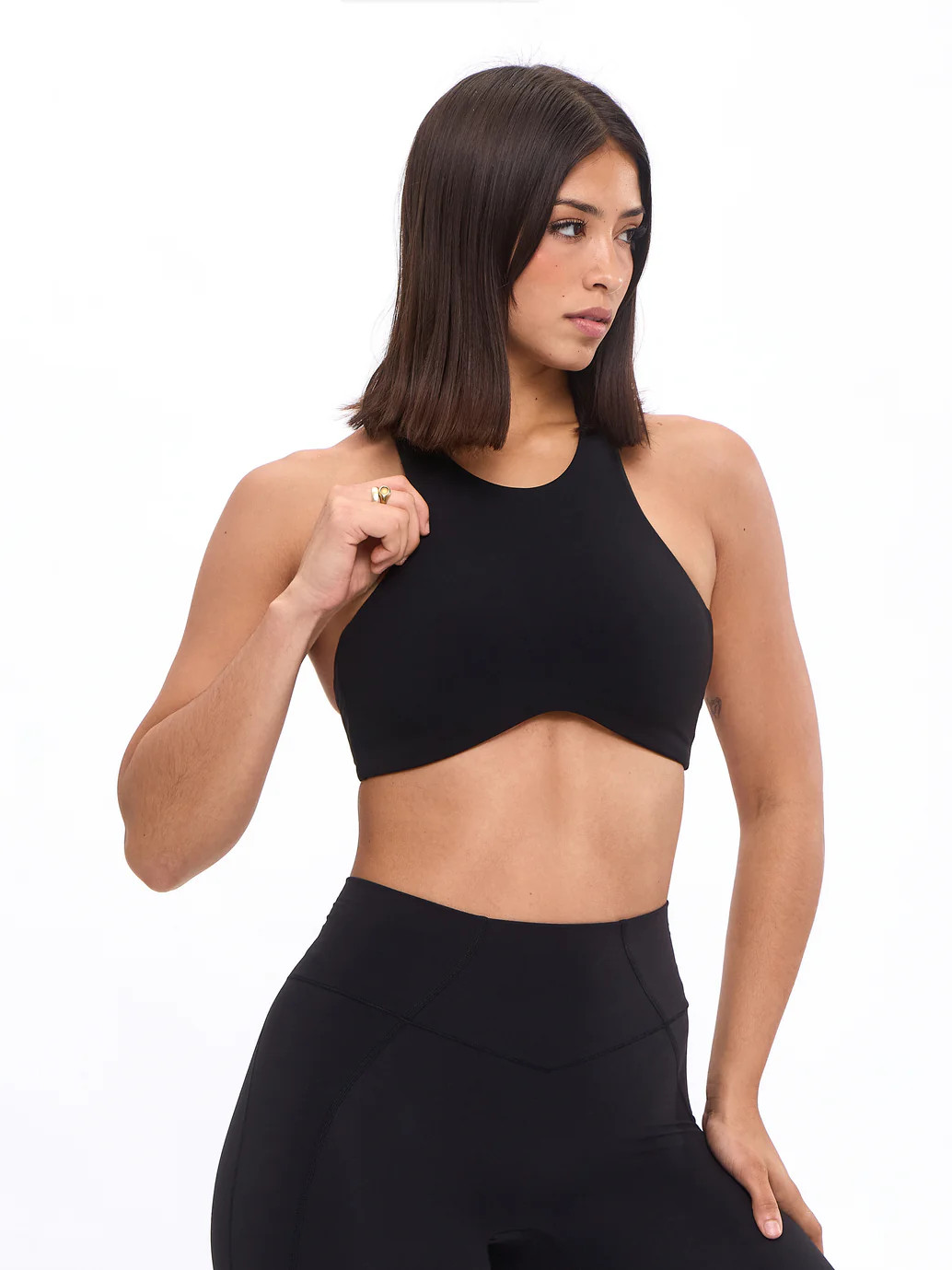 Curve Sports Bra - Onyx Black | Buffbunny