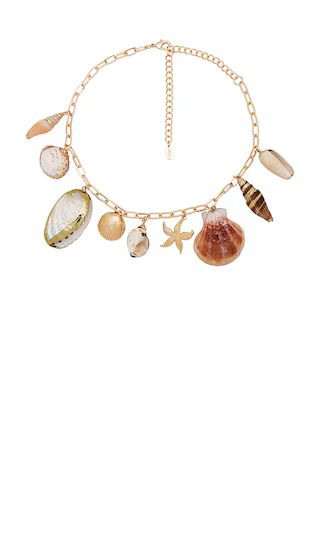 Private Island Assorted Shell Necklace in Gold | Revolve Clothing (Global)